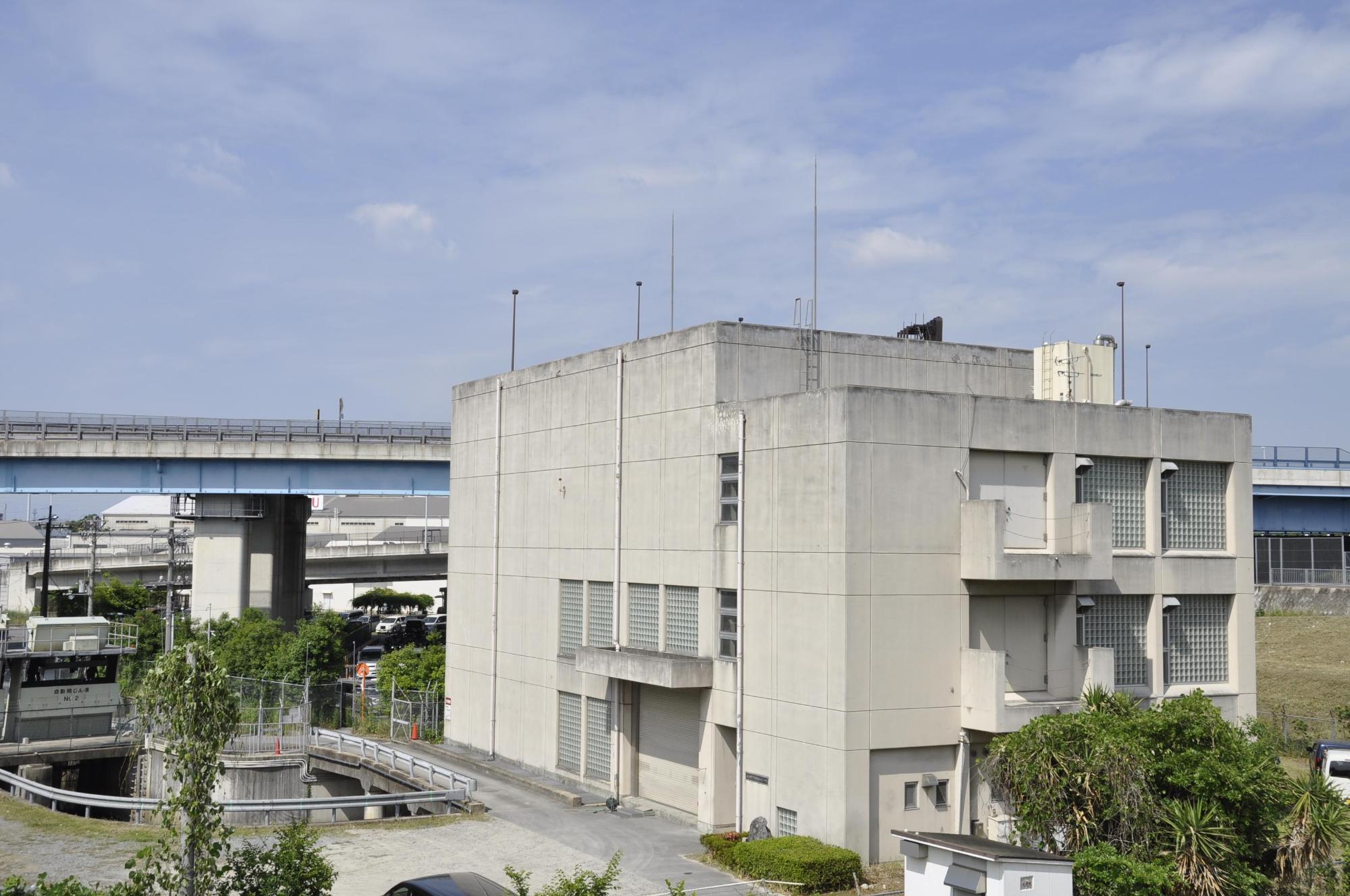 下植野ポンプ場（外観）