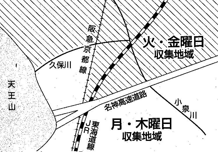 燃えるごみの収集曜日