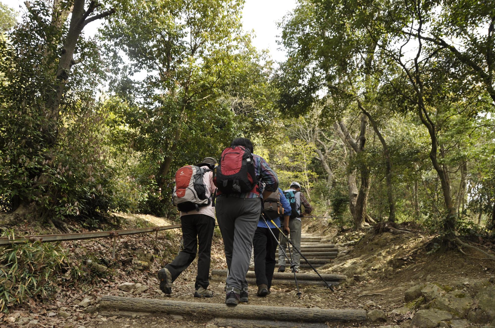 天王山登山道