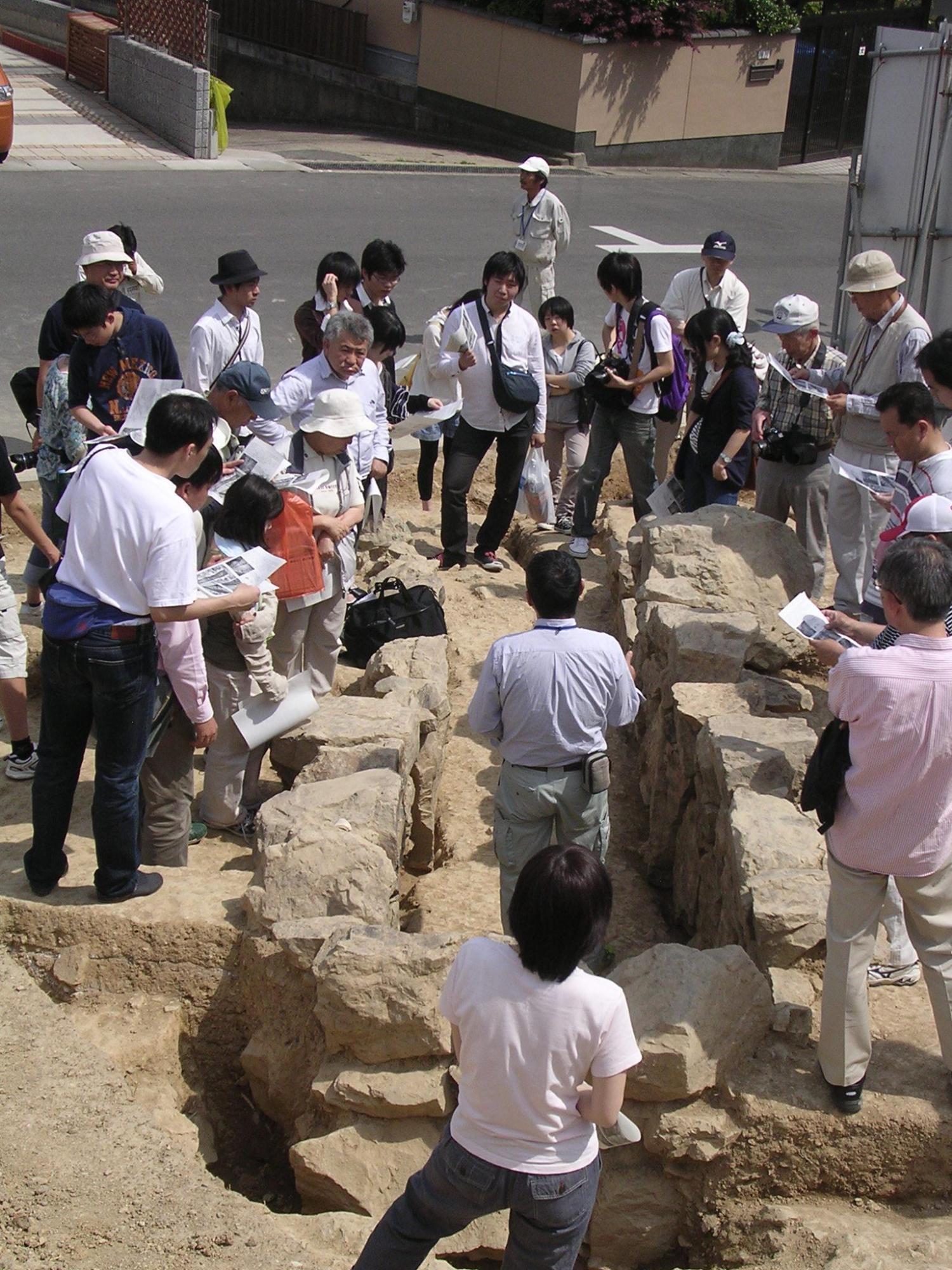 現地公開の様子です。